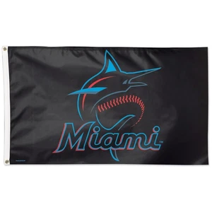 WinCraft Miami Marlins 3' x 5' Logo One-Sided Flag - Picture 1 of 1