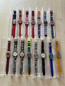 15x SWATCH Gent-Sammlung/Konvolut-alle funktionieren! meist NEU-Auflösung-6 - Picture 1 of 10