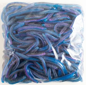 ZOOM Z-3 TRICK WORM 100 PACK BULK 6.5" 132-373 PRIZM SHAD F2130 - Picture 1 of 2