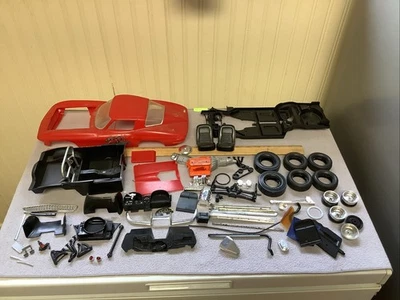 Junkyard Lot ~ Monogram 1967 Corvette Sting Ray `Strip Rat'  1:12 Model Parts - Image 1 of 4