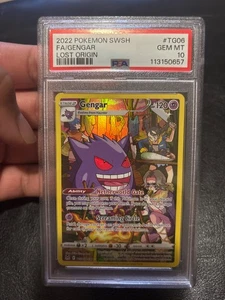 Gengar TG06/TG30 Swsh11: Lost Origin Trainer Gallery Holo PSA 10 Gem Mint RARE!! - Picture 1 of 2
