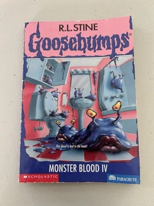 Goosebumps Monster Blood IV #62 1st Edition R.L.Stine Rare Paperback No Cards - Picture 1 of 5