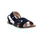 Miz Mooz Camilla Womens Black Suede Strap Strap Sandals Shoes 6