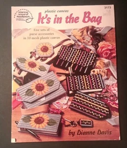 It's in the Bag Plastic Canvas American School of Needlework Dianne Davis - Picture 1 of 2