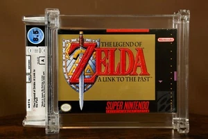 The Legend of Zelda A Link to the Past WATA 8.5 A Factory Sealed SNES Nintendo - Picture 1 of 2