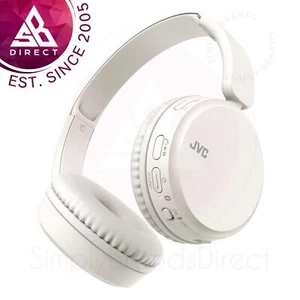 JVC HAS36W-W Powerful Deep Bass Wireless Bluetooth On Ear Headphone│Lightweight - Picture 1 of 6