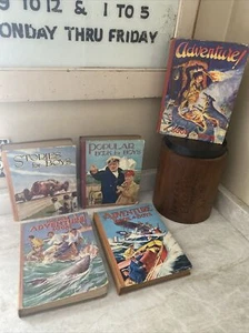 Vintage Book lot 5 English Children booksr eally cool oversize 1930s male decor  - Picture 1 of 11