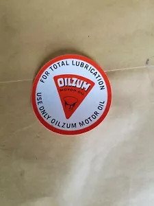 Oilzum Vent Window Sticker Decal Set Of 5 NOS - Picture 1 of 1