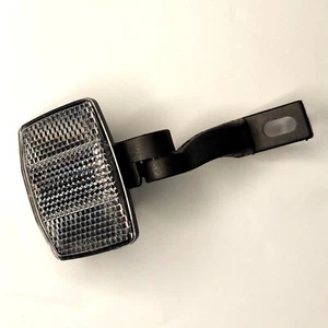 Fahrrad Reflektor StVZO Frontstrahler Cateye eckig Gabelbefestigung Rad vorne - Bild 1 von 1