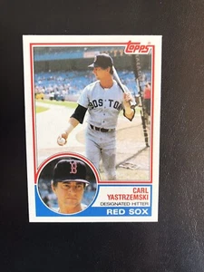 1983 TOPPS #550 CARL YASTRZEMSKI HOF BOS RED SOX—BLAZER HAUT DE GAMME 🔥*** (tgcs) - Photo 1 sur 2