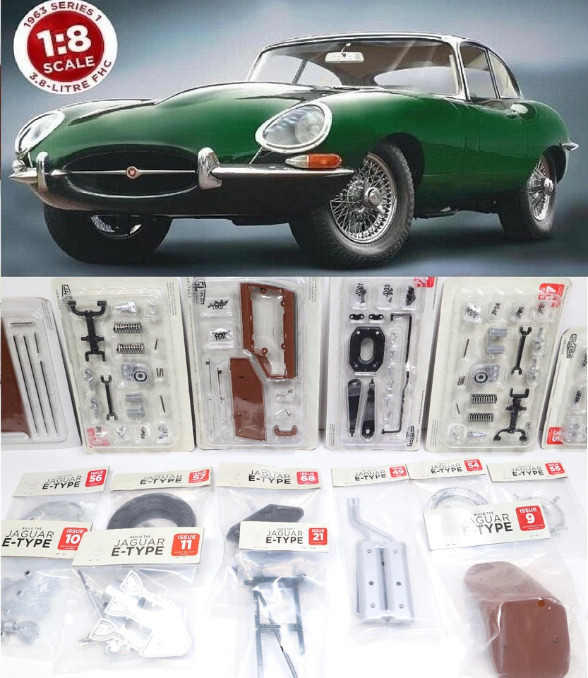 DeAgostini Jaguar E-Type 1:8 Ausgabe 1-71 Bauteile zur Auswahl - Bild 1 von 1