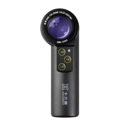 Antique Diamond Identify Jewelry Loupe Magnifier 10x 20x with Led Lights New - Image 1 of 4