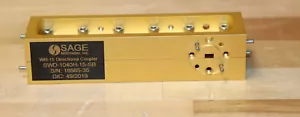 Sage Eravant SWD-1040H-10-SB Waveguide Directional Coupler WR15 50-75GHz 10db - Picture 1 of 2