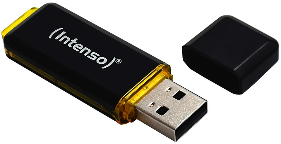 Intenso USB Stick 64GB Speicherstick High Speed Line schwarz USB 3.2 bulk - Bild 1 von 1