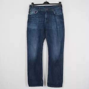Tommy Hilfiger Mercer Herrenjeans Größe W33 L34 gerade Passform blau Baumwolle k12869 - Bild 1 von 9
