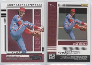2021 Panini Contenders Legendary Contenders Steve Carlton #LC-SC HOF