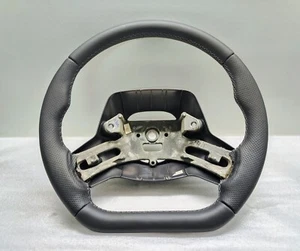 JEEP GRAND CHEROKEE XJ STEERING WHEEL FLAT NEW LEATHER SPORT CUSTOM 1997-2001 - Picture 1 of 4