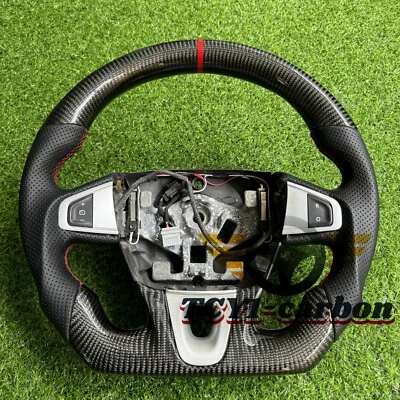 Carbon Fiber Steering Wheel Fit for Renault Megane 3 Coupe RS 2009-2016 - Image 1 of 4