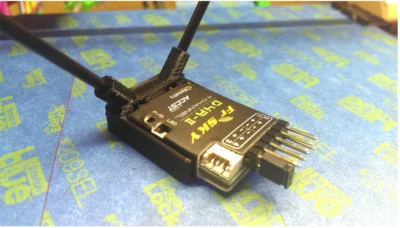 Frsky 3D Printed Receiver /w Antenna Mount for D4R (2 PCS) - Image 1 of 2