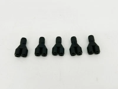 Lot of 5 New Lawson 62220 Fittings, 1/8" OD, Y Union, Glass Reinforced Nylon - Изображение 1 из 4