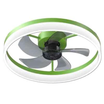 Tidoin LED Indoor Green Smart Ceiling Fan w/ Remote and Reversible Blades - Image 1 of 4