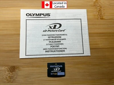 Olympus 1GB M xD-Picture memory Card XD  FujiFilm & Kodak Old Cameras 27C - Image 1 of 4