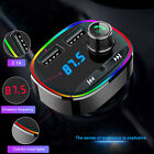 FM transmitter car Bluetooth car radio adapter 2x USB PD charger for mobile phone