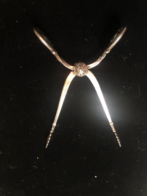 Pinzas antiguas Art Deco Georg Jensen plata esterlina flor azúcar hielo Dinamarca 4" Foto 1 de 4