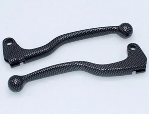 Yamaha YZ80 YZ125 TW200 YZ RT BW TW YZ 80 100 125 200 250 CARBON LEVERS - Picture 1 of 1