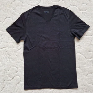 HUGO BOSS - Herren T-Shirt / Nachtshirt V-Ausschnitt - schwarz - Gr. S - Bild 1 von 6