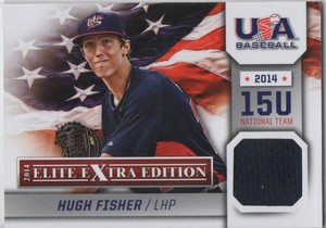 2014 Elite Extra Edition USA Baseball 15U Game Jerseys #3 Hugh Fisher
