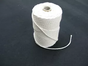 PIPING CORD WHITE BLEACHED COTTON WASHABLE UPHOLSTERY 3mm 4mm 5mm 6mm - Picture 1 of 6