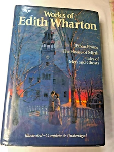 RARE! 3 Works of Edith Wharton Illustrated Complete Unabridged (1987) HC AVENEL - Picture 1 of 7