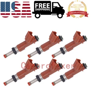 6X Fuel Injectors 23250-0P040 FJ763 For 07-10 Toyota Camry RAV4 Lexus ES350 3.5L - Picture 1 of 9