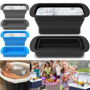 Ice Block Mold 2 Pack Extra Large Ice Cube Molds for Making 8lb Ice Cubes liYHm* - Picture 1 of 21