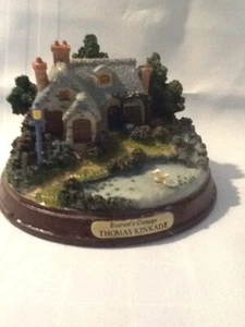 Thomas Kinkade Everett's Cottage Lights up - Picture 1 of 7