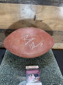 Brian Urlacher GAME USED AUTHENTIC FULL SIZE AUTOGRAPHED AUTO FOOTBALL JSA COA - Picture 1 of 4