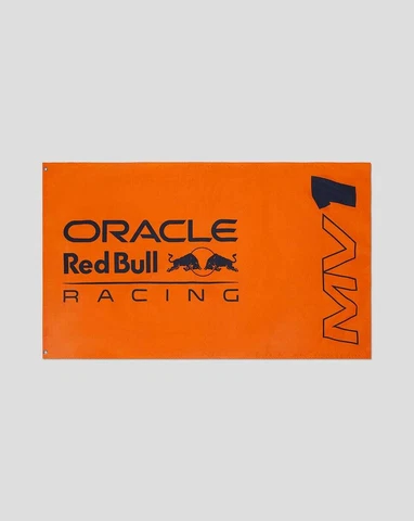 Red Bull Racing F1 Max Verstappen Flag - Orange Cover