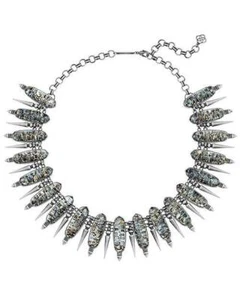 ๐๐NWT Kendra Scott Gwendolyn Necklace Crushed Black Pearl/Antique Silver๐๐ - Picture 1 of 8