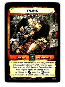 2006 Comic Images Conan game trading card Feint #1VC090 - Picture 1 of 5