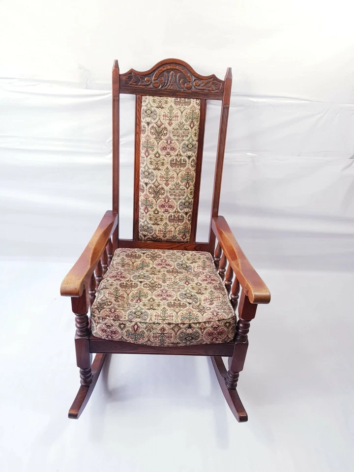 Huge Rare Rocking Chair armchair-1960's-English- Delivery Available  - Image 1 of 4