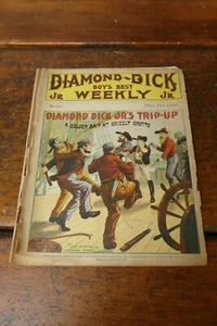 Diamond Dick Jr #327 (Jan 1903) Bait At Grizzly Grotto 5¢ Novel Boys Best Weekly - Picture 1 of 12