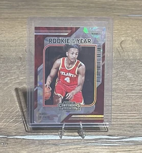 Kobe Bufkin 2023-24 Contenders /25 Cracked Ice Rookie Of The Year RC Hawks - Bild 1 von 2