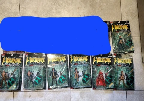 Witchblade 7 figure lot moore claybourne chaos comics case fresh (lady death) Cover