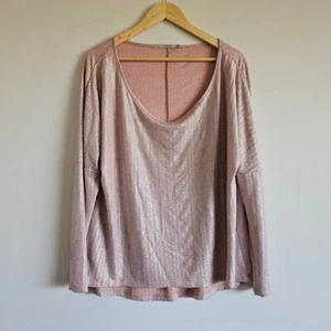 Thurley pale pink shimmery top, size Medium excellent condition Ballet Core - Picture 1 of 6