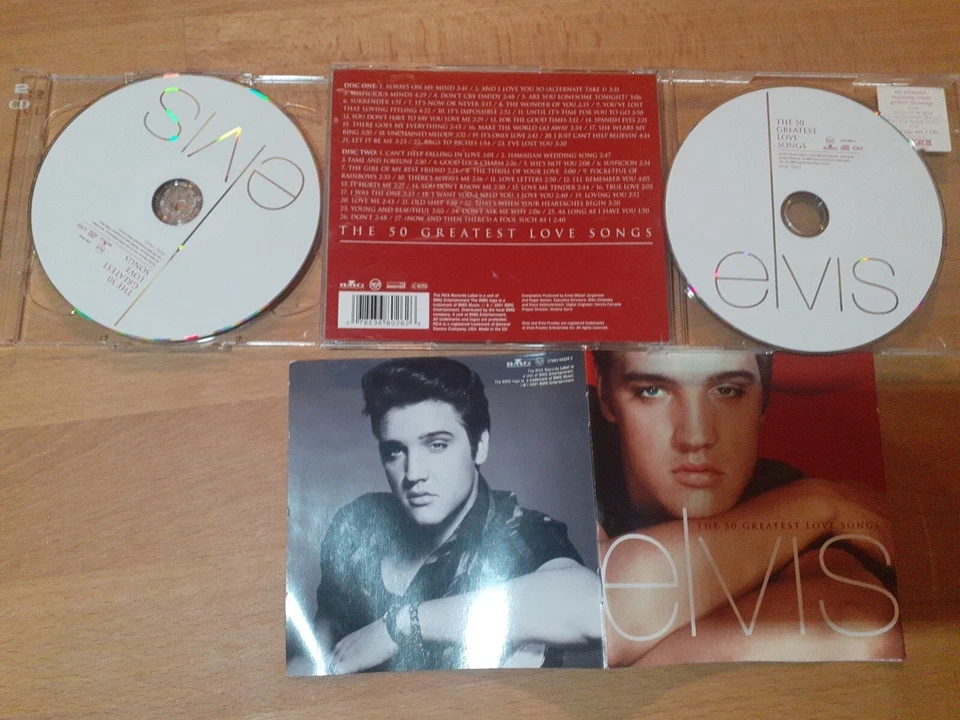 2-CD-Set ELVIS PRESLEY The 50 Greatest Love Songs dig. remastered RCA 2001 Best - Bild 1 von 1