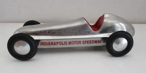90th  Indianapolis 500 Motor Speedway Wilbur Shaw aluminum race car souvenir - Picture 1 of 4