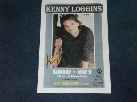 KENNY LOGGINS SIGNED POSTER Cover