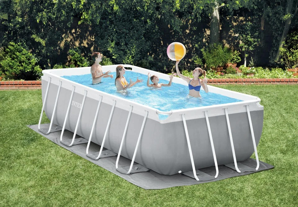 Intex Frame Pool Set Prism Quadra 488 x 244 x 107 cm 26792GN - Bild 1 von 4