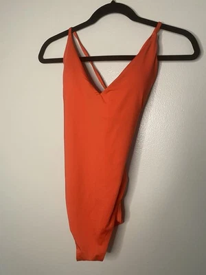 trina turk Orange swimsuit Size 10 - Imagem 1 de 4